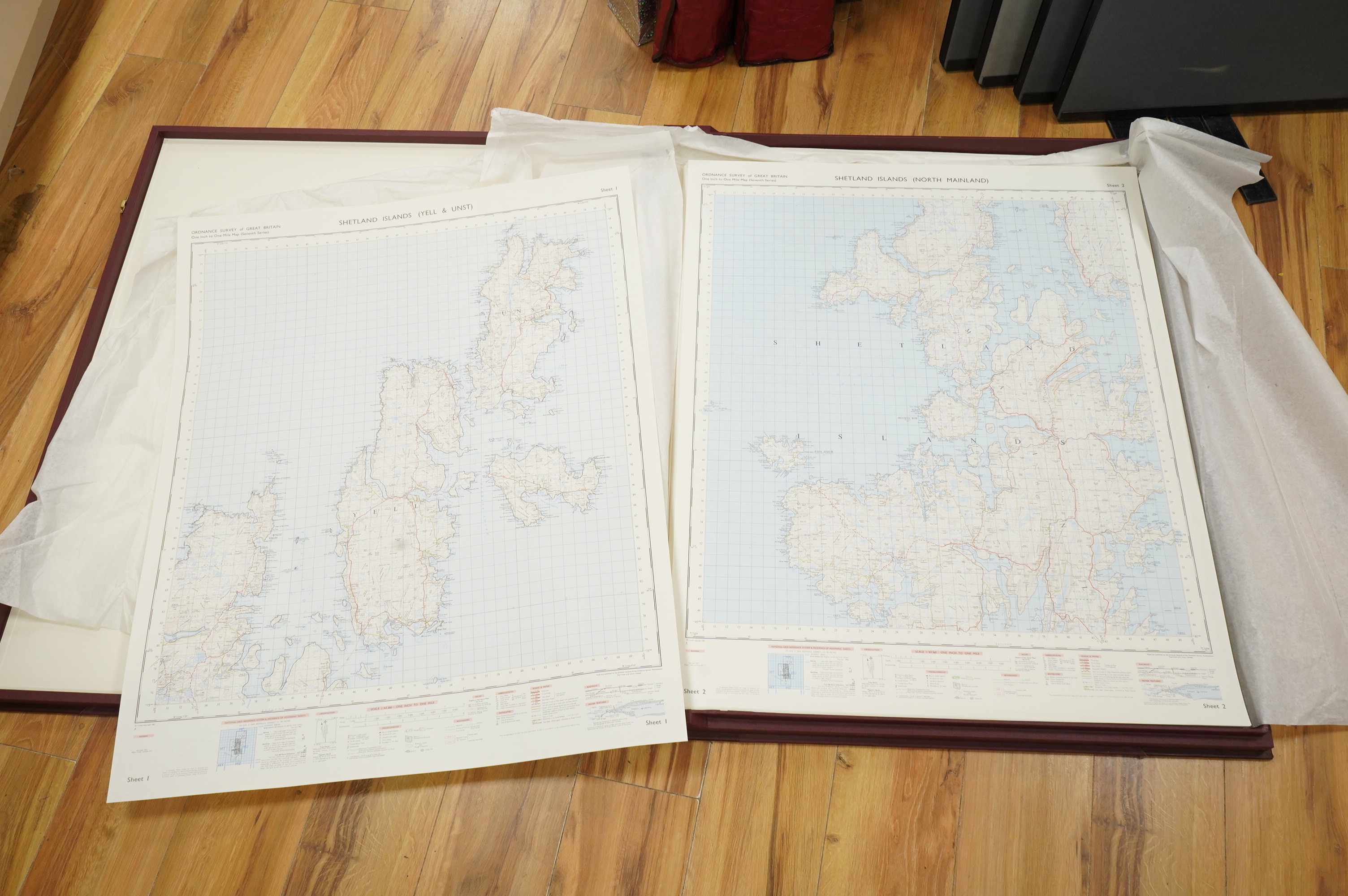 Ordnance Survey - One Inch Seventh Series maps
